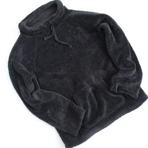 GapBody Black Teddy Fuzzy Pull Over Sweater